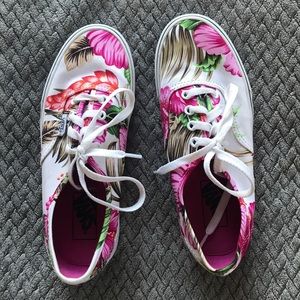Tropical Floral Vans